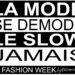 Slow Fashion Week- Fabienne Dimanov Paris