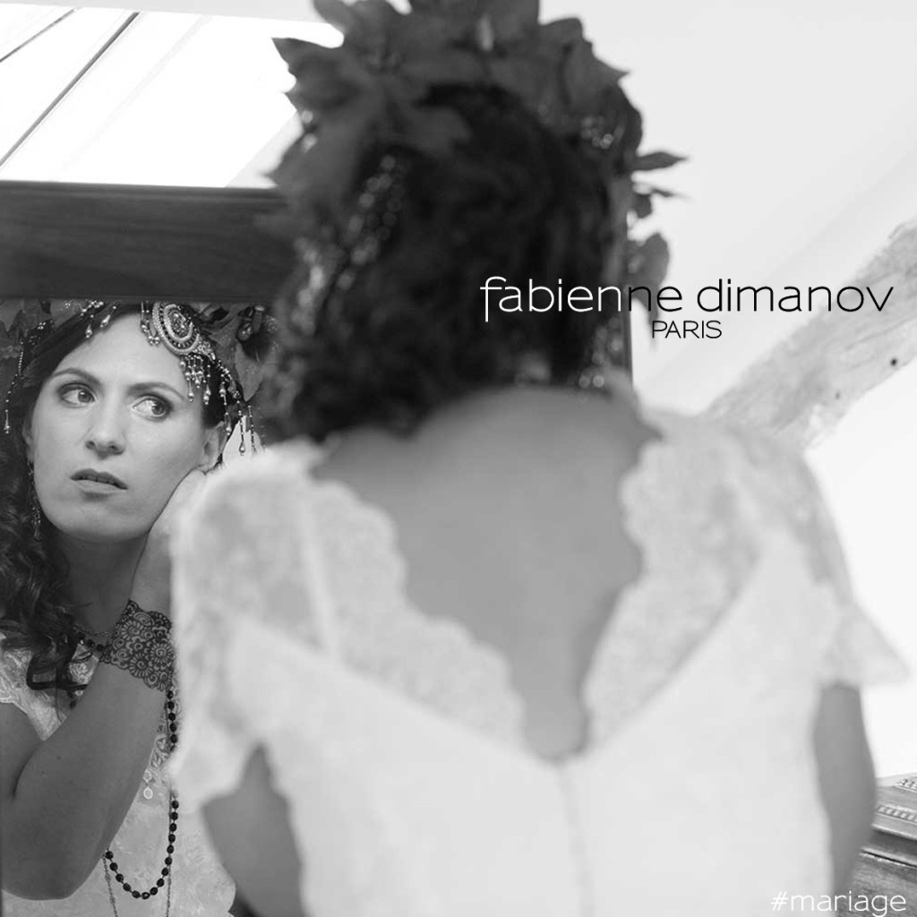 Robe de mariée boheme- Fabienne Dimanov Paris