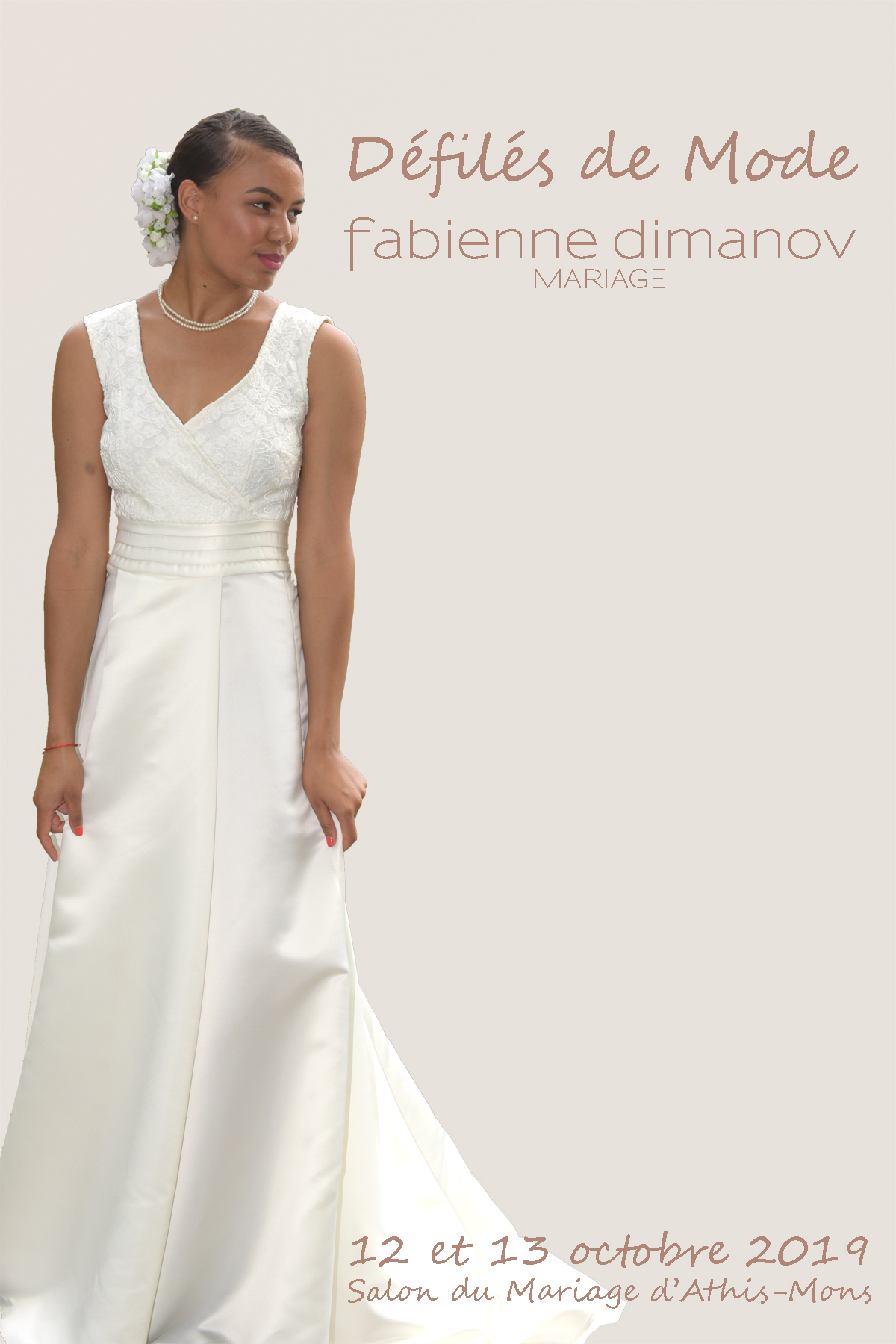 Salon du mariage - Défilé collection Mariées 2020 - D'ART & D'AMOUR - Fabienne Dimanov Mariage