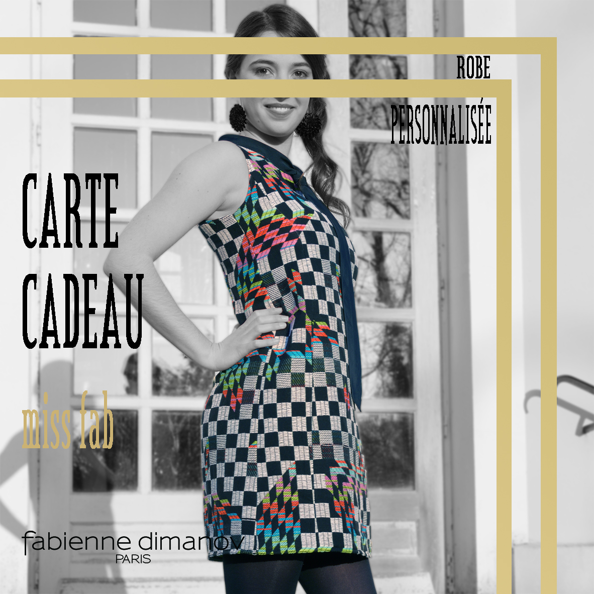CARTE CADEAU miss fab - ROBE PERSONNALISÉE - Fabienne Dimanov Paris