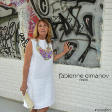 Robe chasuble personnalisée – Miss Fab – Fabienne Dimanov paris