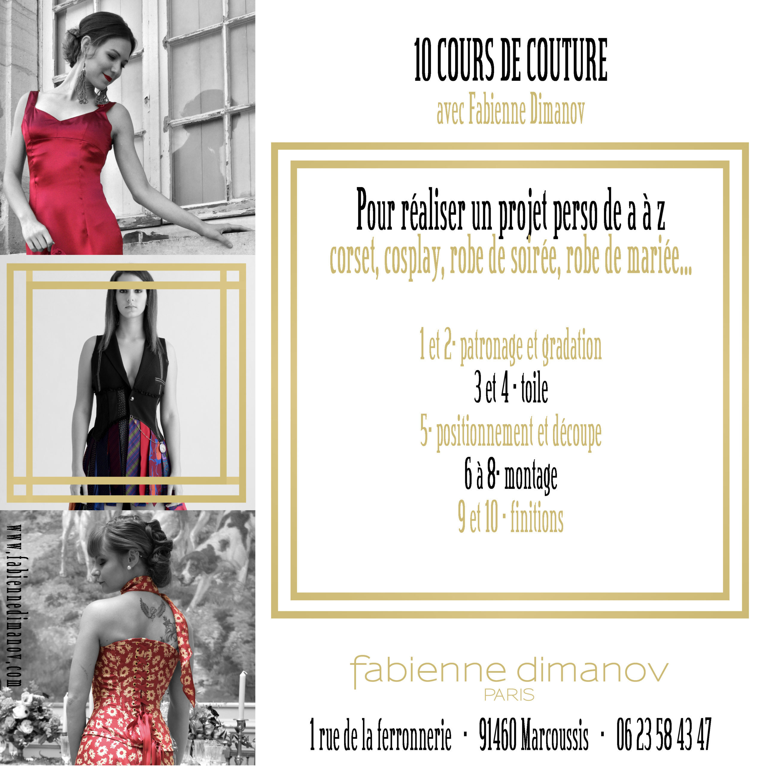 Cours de Couture – Fabienne Dimanov Paris
