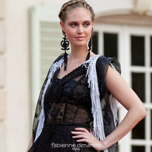 robe de cocktail black - Fabienne Dimanov Paris