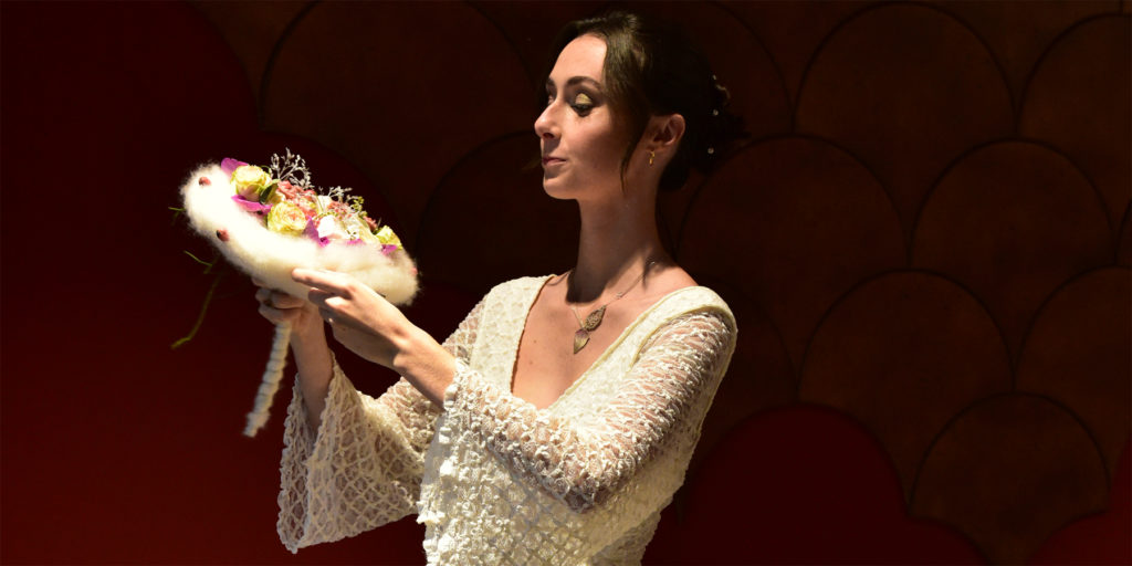 Combinaison pantalon de mariée sur-mesure- Accroche Cœur - D'Amour & D'Amitié - Collection 2021-2022 - Fabienne Dimanov Mariage