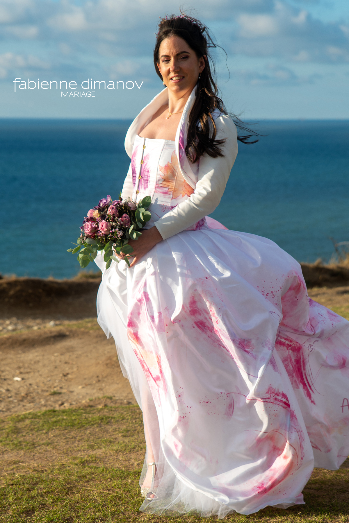 Mariée rose camaieu - Fabienne Dimanov Mariage